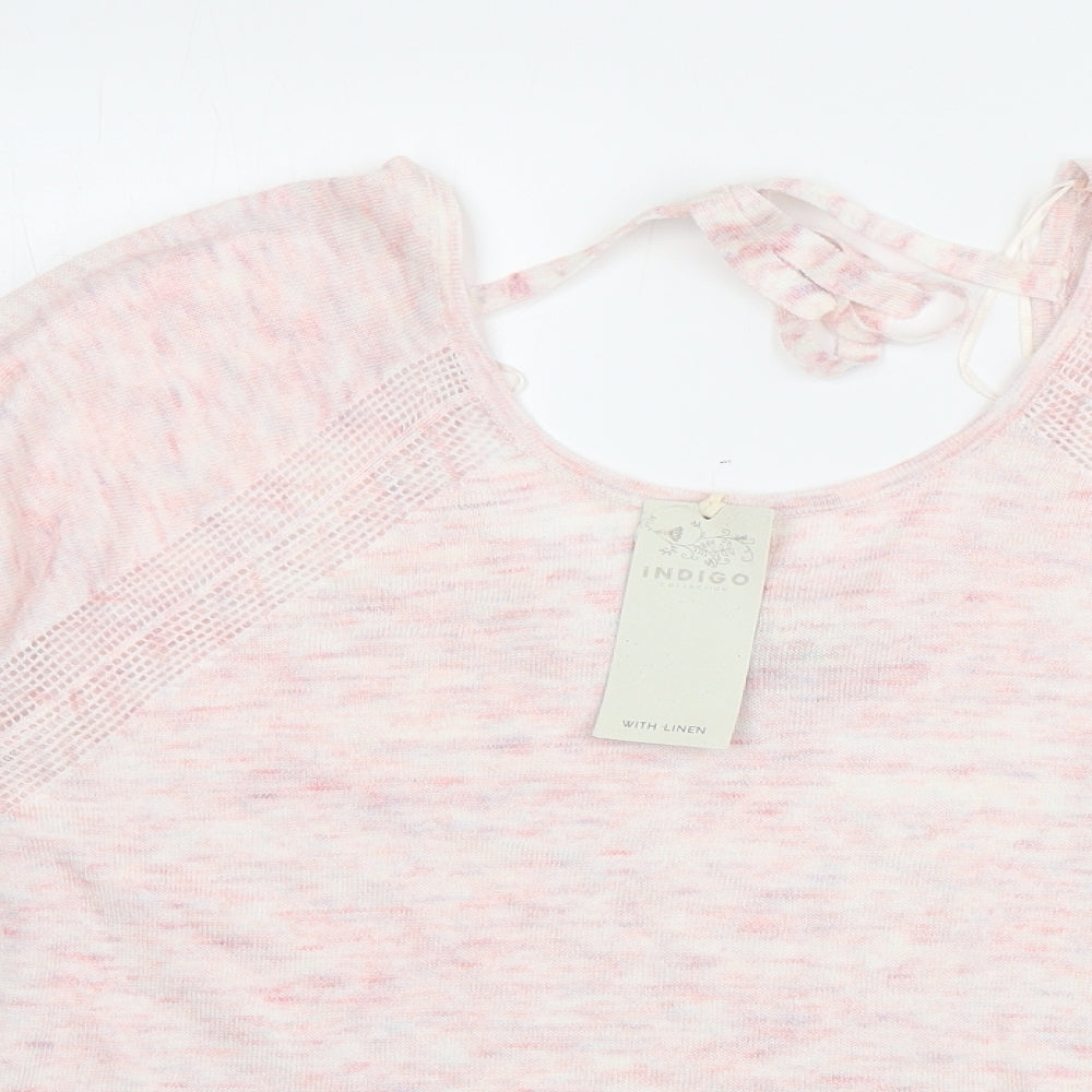 Womens UK Size 12 Marks and Spencer Pink Pullover Jumper
