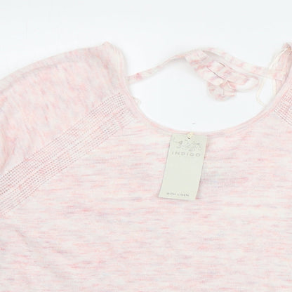 Womens UK Size 12 Marks and Spencer Pink Pullover Jumper