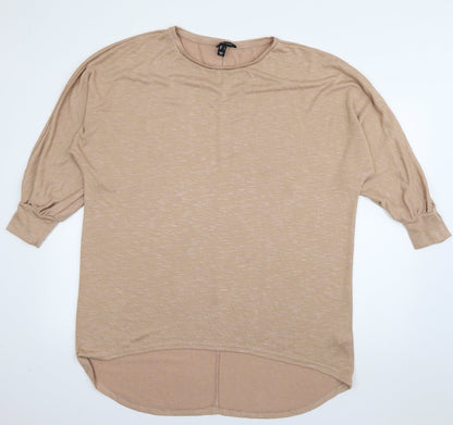 Womens UK Size L New Look Brown Pullover Jumper