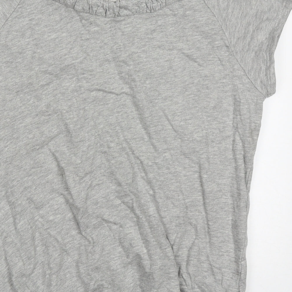 Brand and care label for BHS women’s grey cotton pullover sweatshirt, size UK 16, pullover