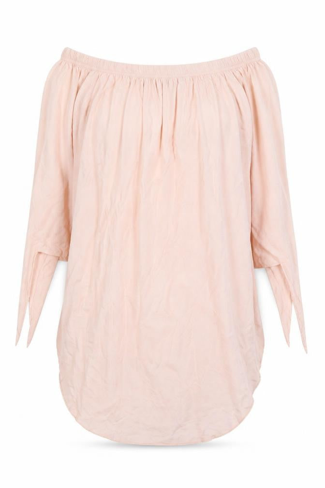 Womens UK Size M Cherry Couture Pink Basic Blouse