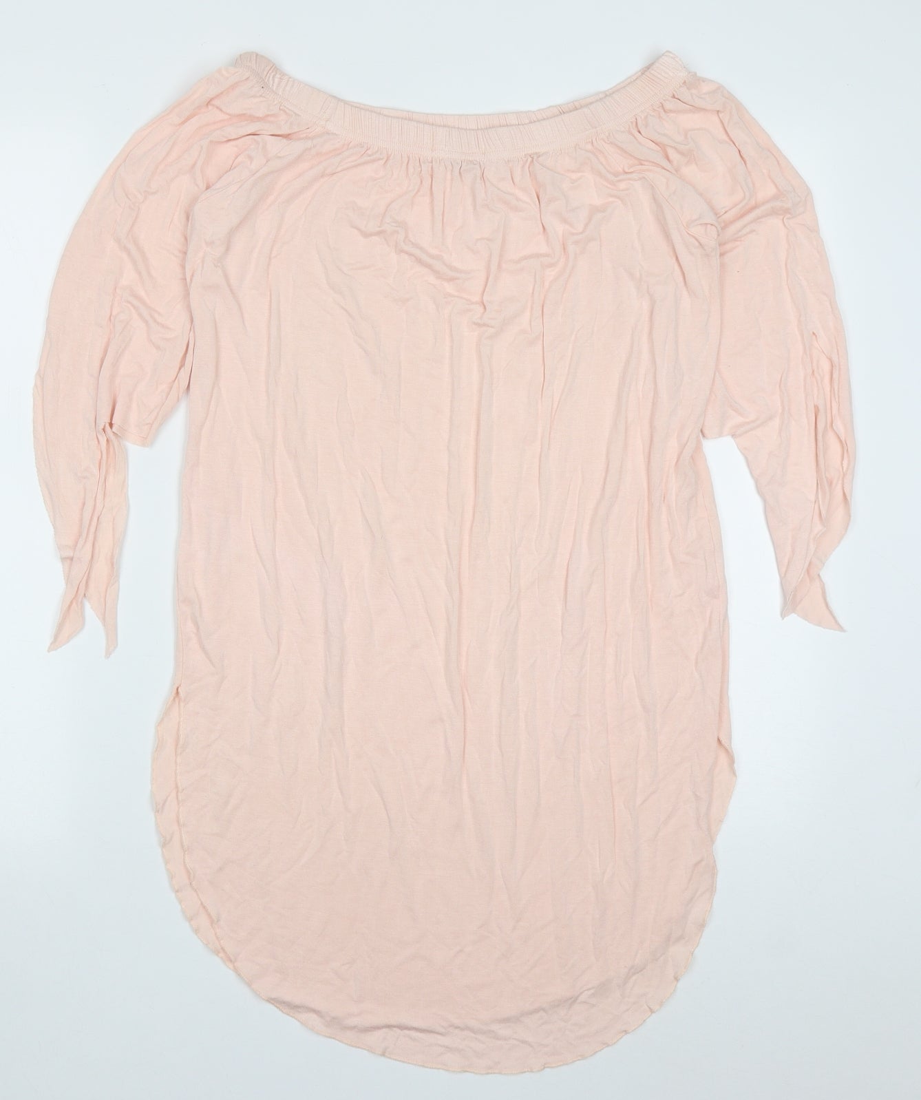 Womens UK Size M Cherry Couture Pink Basic Blouse