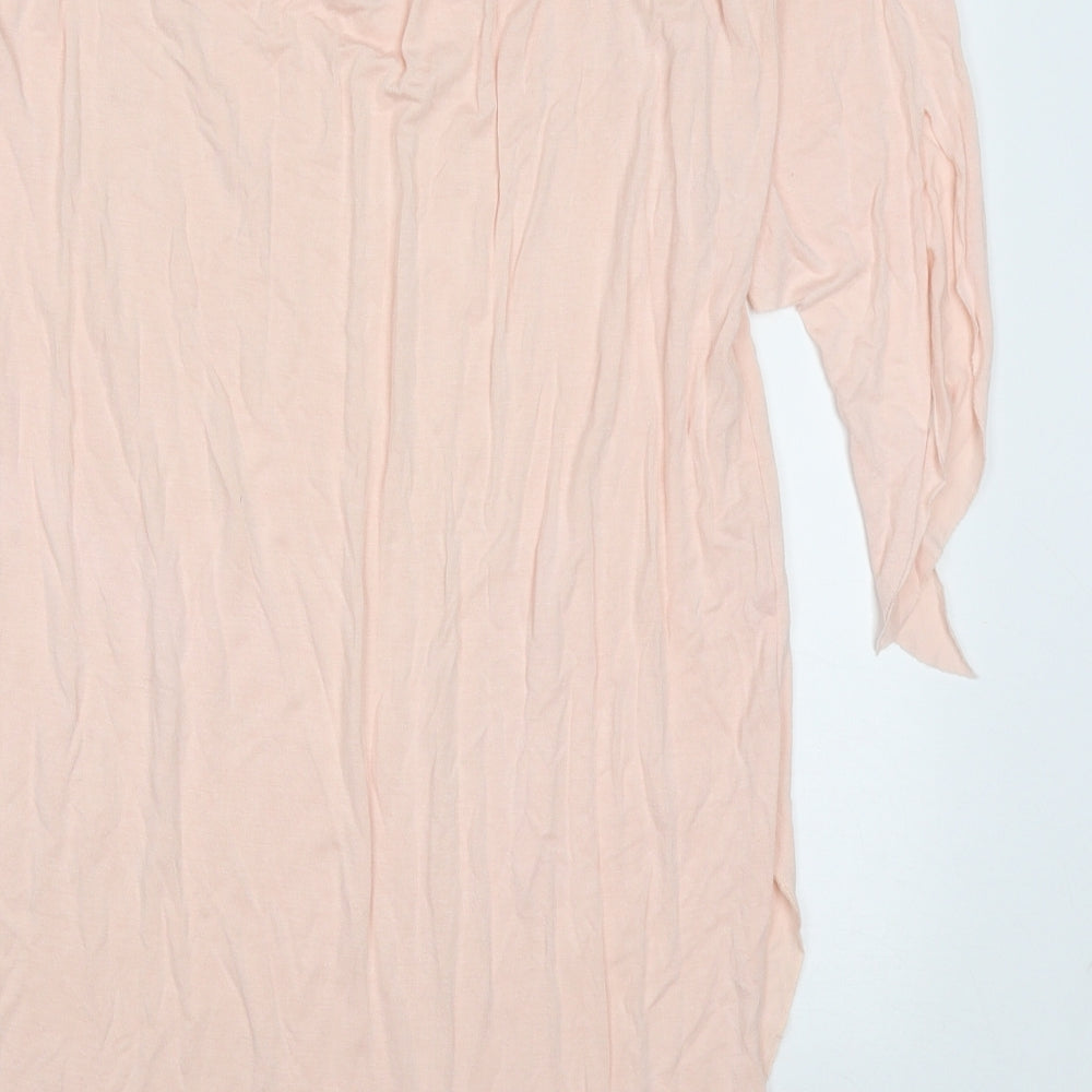 Womens UK Size M Cherry Couture Pink Basic Blouse