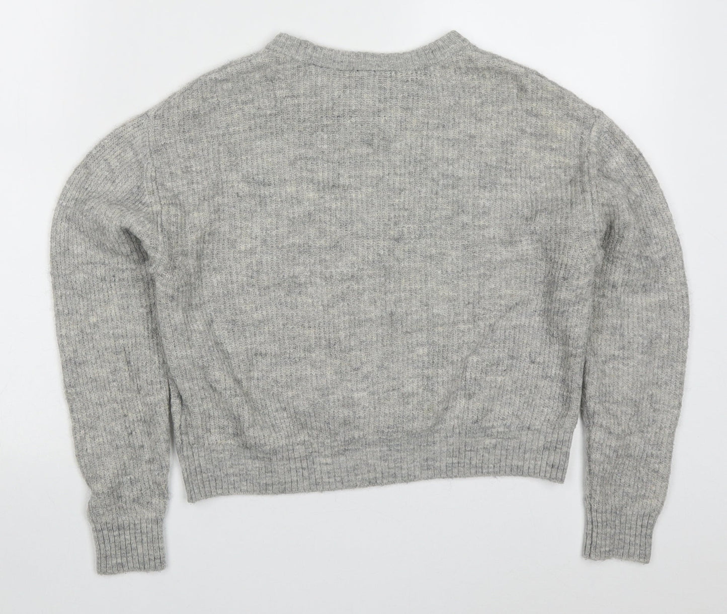 Womens UK Size XS H&M Grey Pullover Jumper
