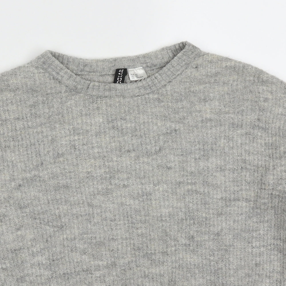 Womens UK Size XS H&M Grey Pullover Jumper