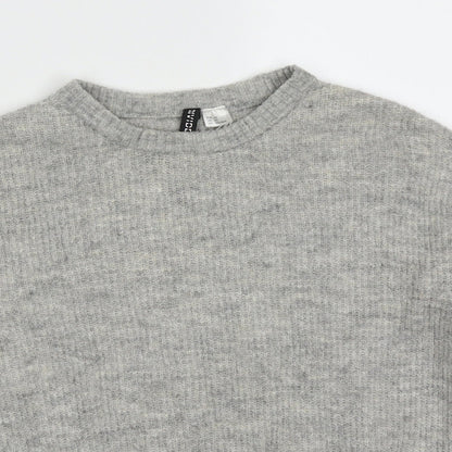 Womens UK Size XS H&M Grey Pullover Jumper