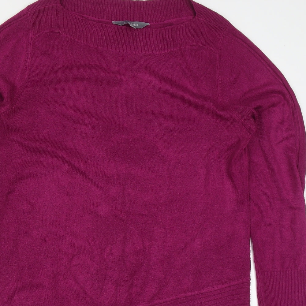 Womens UK Size 10 Principles Pink Pullover Jumper