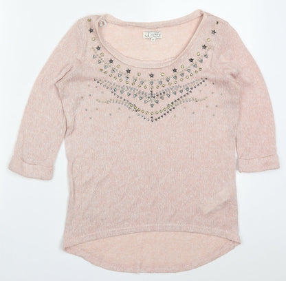Womens UK Size 8 New Look Pink Pullover Jumper
