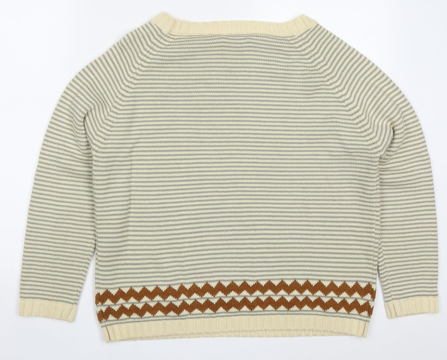 Womens UK Size S Sheilay Beige Pullover Jumper