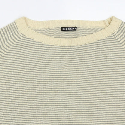 Womens UK Size S Sheilay Beige Pullover Jumper