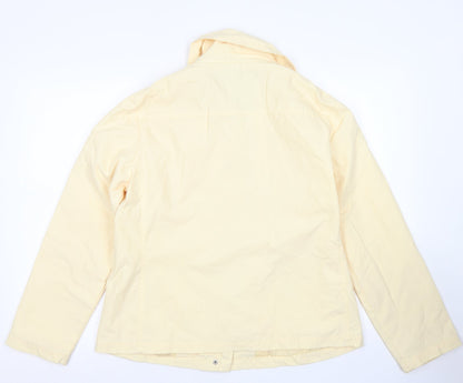 Donna System Womens Yellow   Jacket  Size 14  Zip