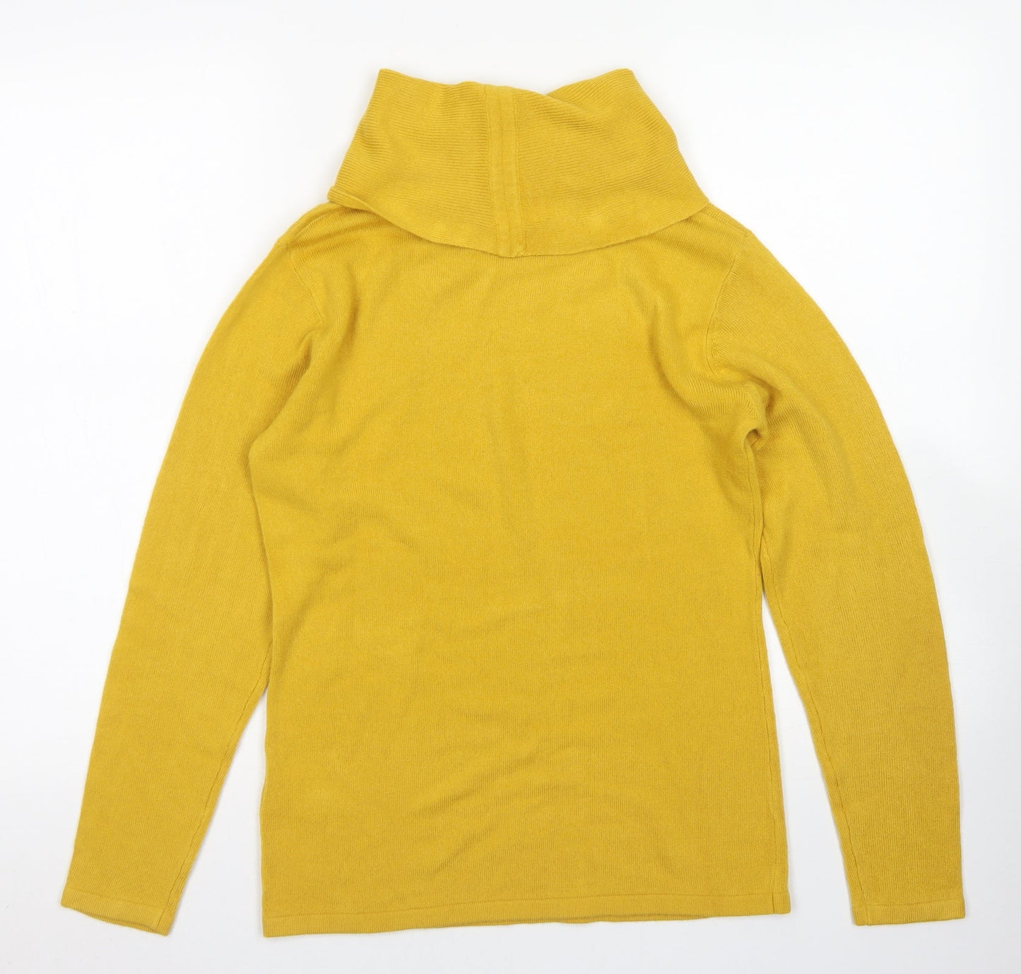 Womens UK Size 10 Emreco Yellow Pullover Jumper