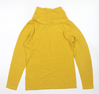 Womens UK Size 10 Emreco Yellow Pullover Jumper