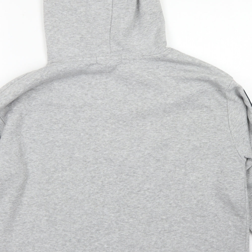 Primark Womens Grey  Polyester Pullover Hoodie Size M   - Cropped