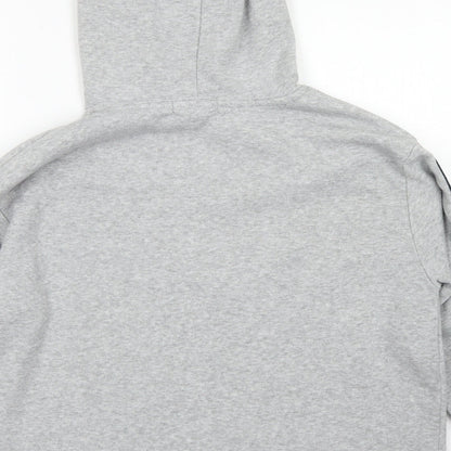 Primark Womens Grey  Polyester Pullover Hoodie Size M   - Cropped
