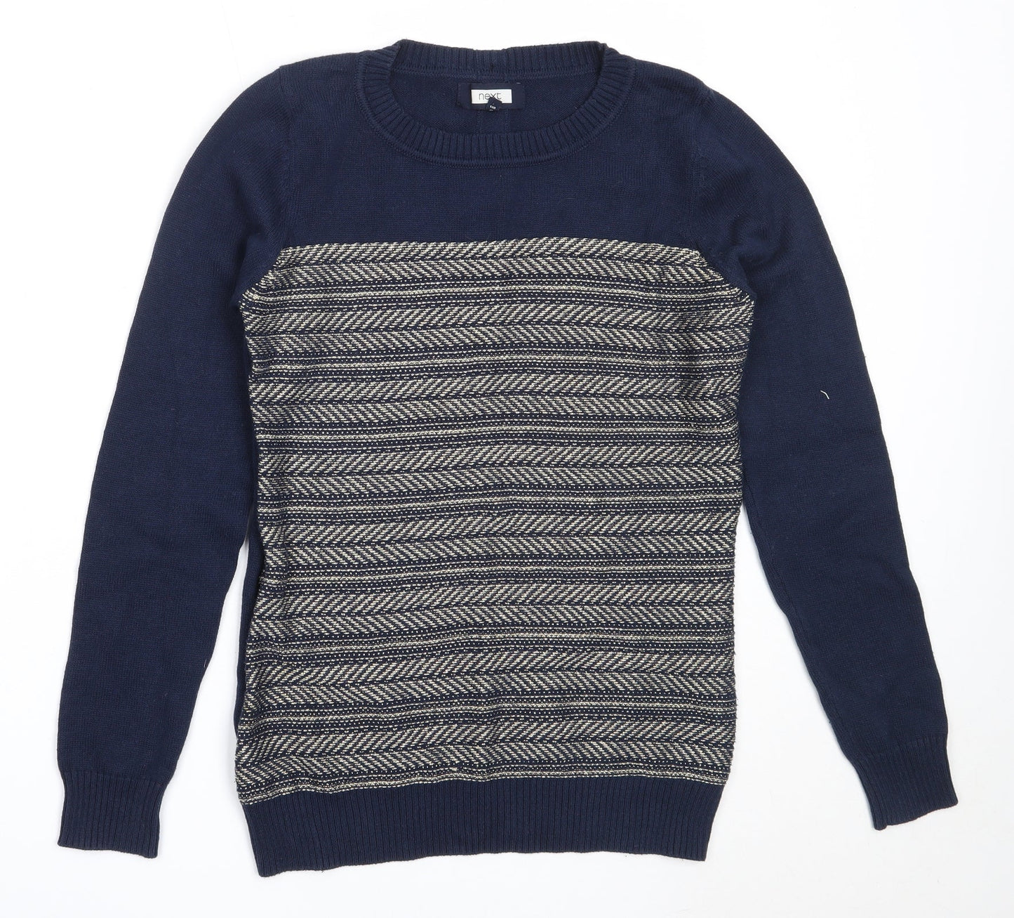 Womens UK Size 12 NEXT Blue Pullover Jumper