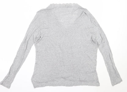 Womens UK Size M Stradivarius Grey Pullover Jumper