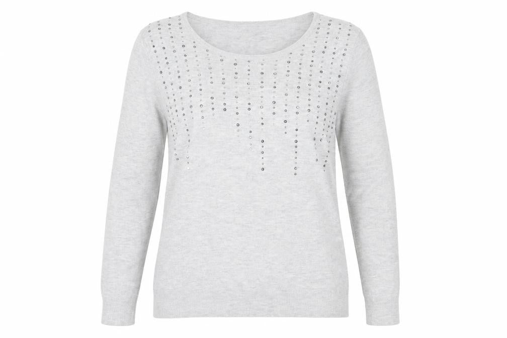 Womens UK Size 12 George Grey Pullover Jumper