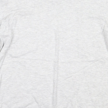 George Womens Grey Round Neck  Viscose Pullover Jumper Size 12