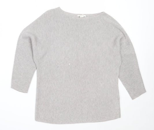 Womens UK Size XS H&M Grey Pullover Jumper