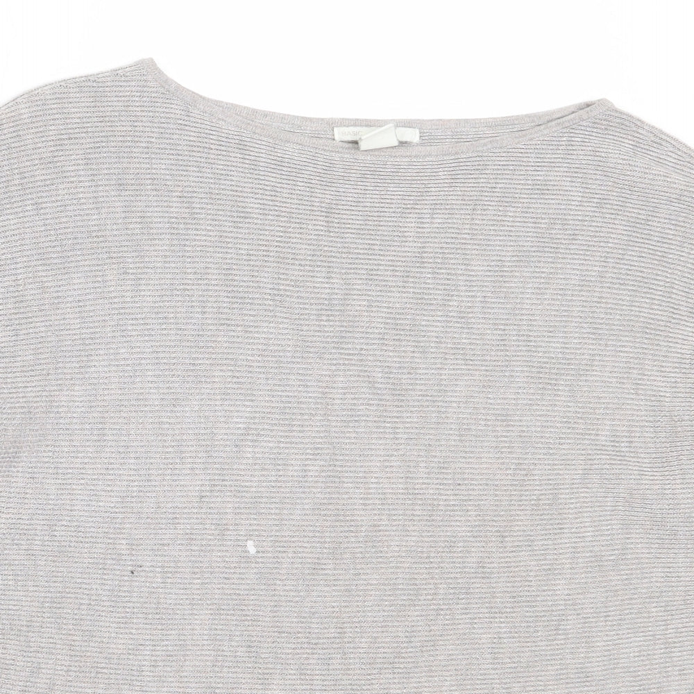 Womens UK Size XS H&M Grey Pullover Jumper