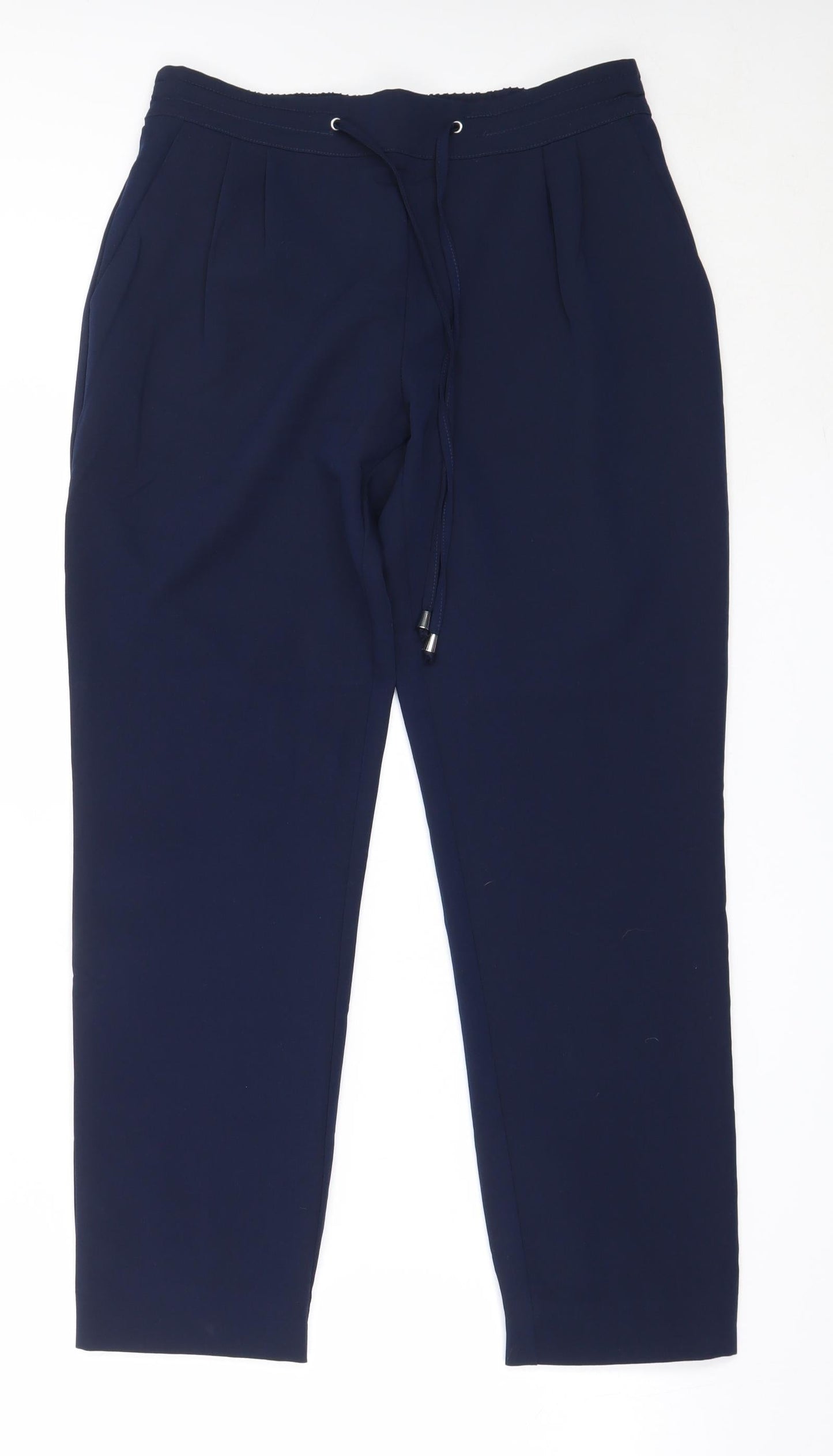 Womens UK Size 40 Oodji Regular Fit  Blue Trousers