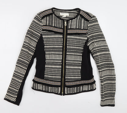 Womens UK Size 6 H&M Black Jacket