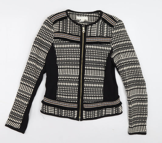 Womens UK Size 6 H&M Black Jacket