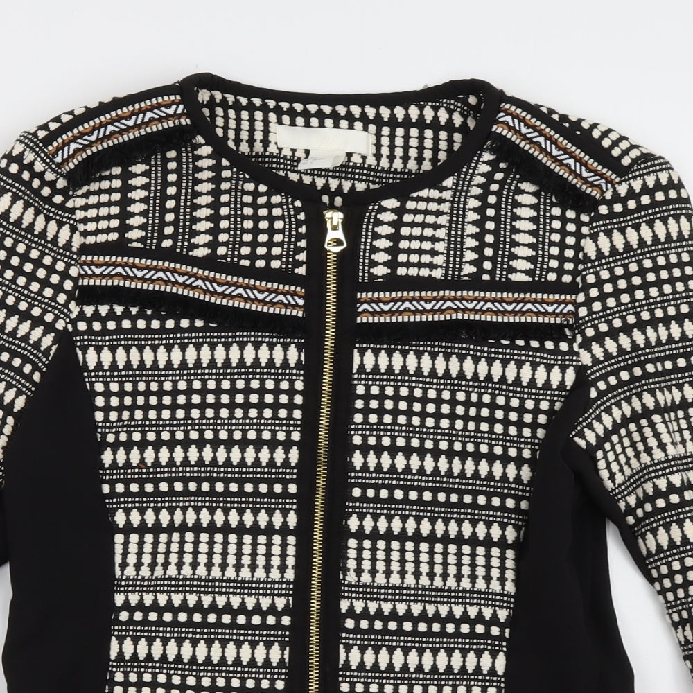 Womens UK Size 6 H&M Black Jacket