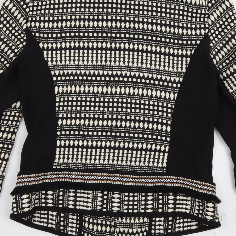 Womens UK Size 6 H&M Black Jacket
