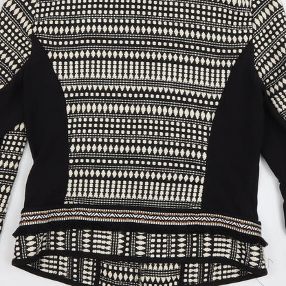 Womens UK Size 6 H&M Black Jacket