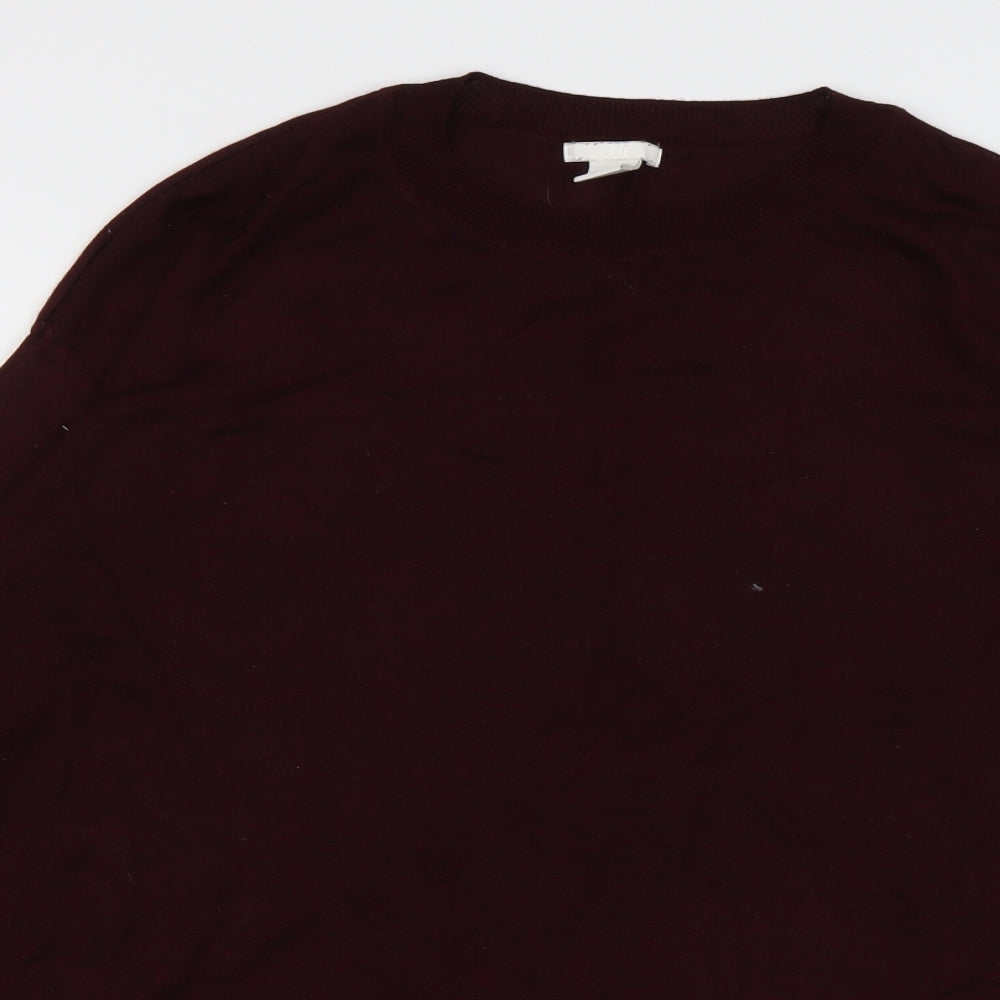 Mens UK Size M H&M Red Pullover Sweatshirt