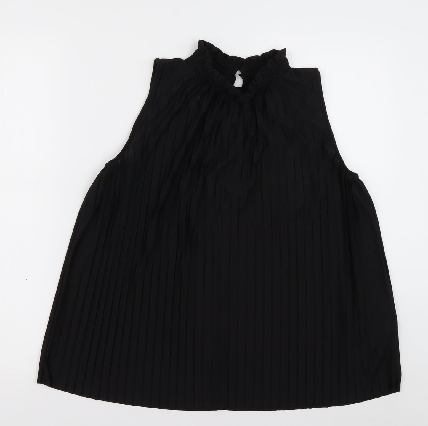 Womens UK Size XS H&M Black Basic Tank
