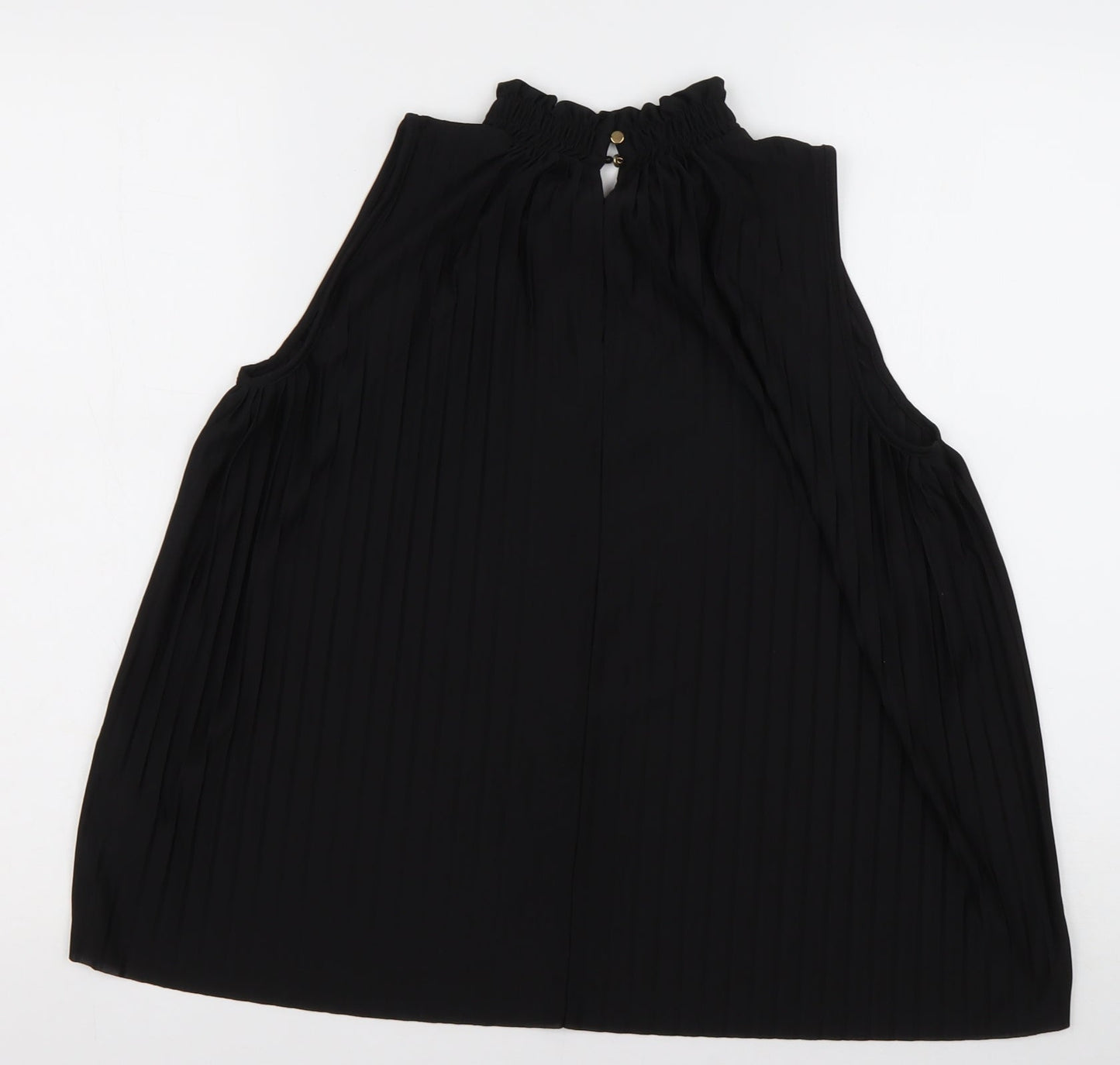 Womens UK Size XS H&M Black Basic Tank