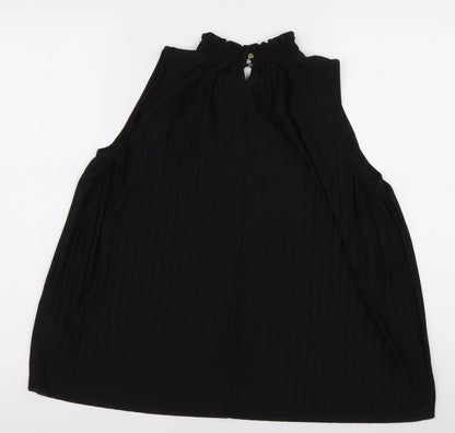 Womens UK Size XS H&M Black Basic Tank