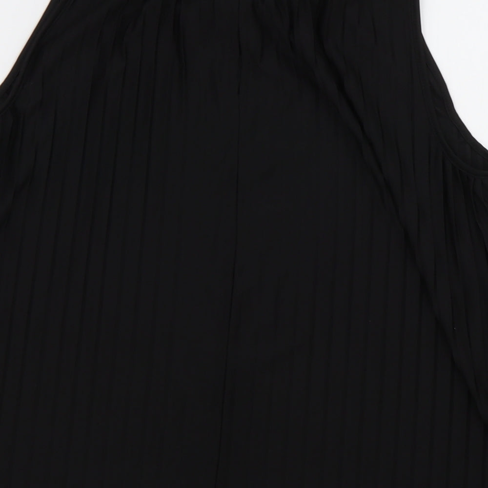 Womens UK Size XS H&M Black Basic Tank