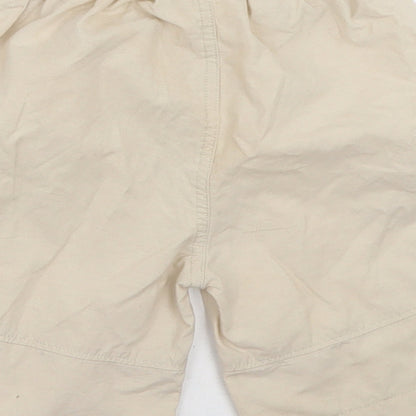 Reebok Boys Beige  Cotton Sweat Shorts Size 2 Years  Regular Tie