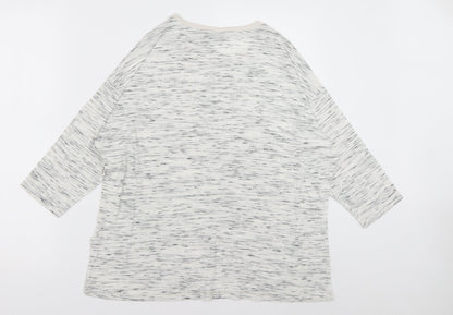 Womens UK Size 14 Marks and Spencer Grey Pullover Sweatshirt