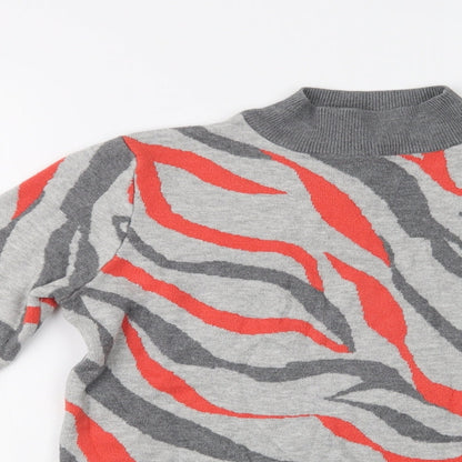 Womens UK Size S M&S Grey Pullover Jumper