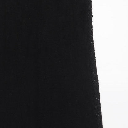 Primark Womens Black V-Neck  Polyester Vest Jumper Size 8