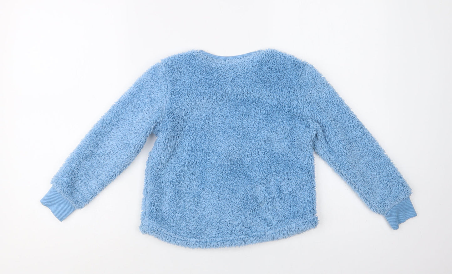 Lily & Dan Girls Blue  Polyester Top Lounge Pants Size 5-6 Years   - Rocket