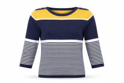 Womens UK Size L Preworn Blue Pullover Jumper