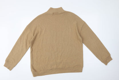 Womens UK Size M New Look Beige Pullover Jumper