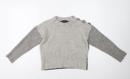 Womens UK Size S M&S Grey Pullover Jumper