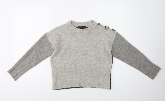 Womens UK Size S M&S Grey Pullover Jumper