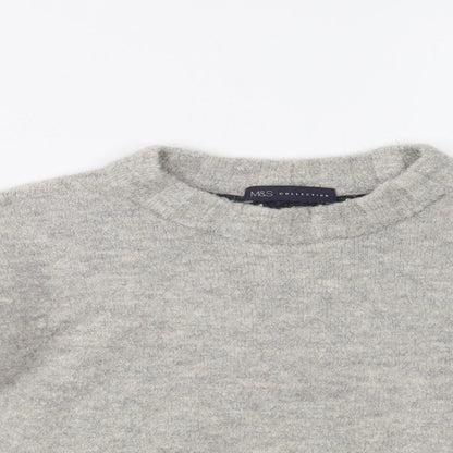 Womens UK Size S M&S Grey Pullover Jumper