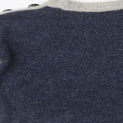 Womens UK Size S M&S Grey Pullover Jumper