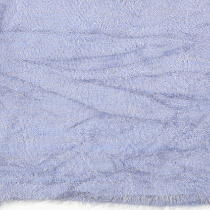 Womens UK Size L Peacocks Blue Pullover Jumper