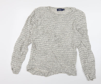 Womens UK Size M Topman Ivory Pullover Jumper