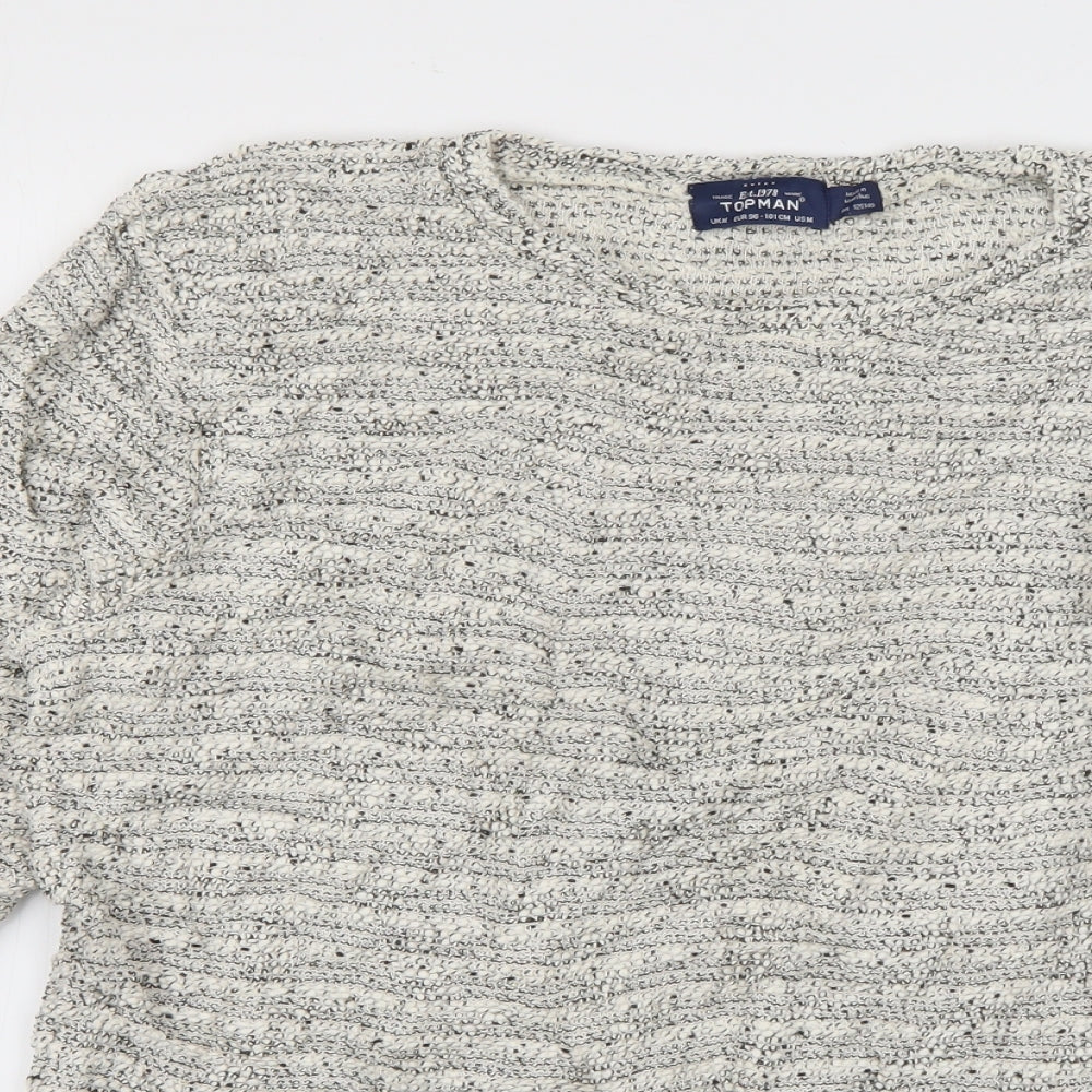 Womens UK Size M Topman Ivory Pullover Jumper